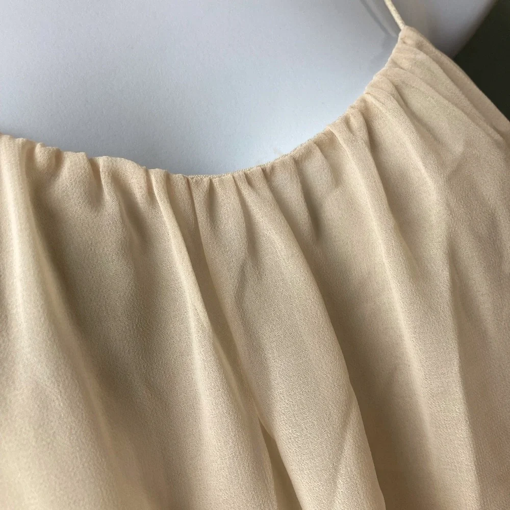 BNWOT Zara spaghetti strap flowy boho blouse - Picture 7 of 7